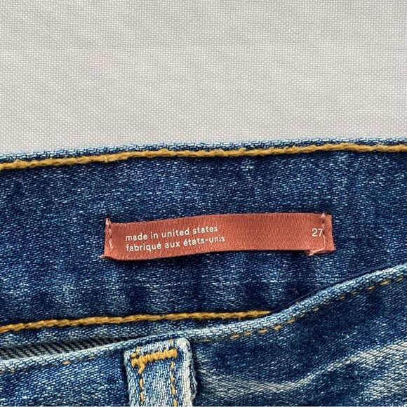 Anthropologie x Pilcro The Selvedge Vintage Straight Distressed Jeans Size 27 - Picture 12 of 16